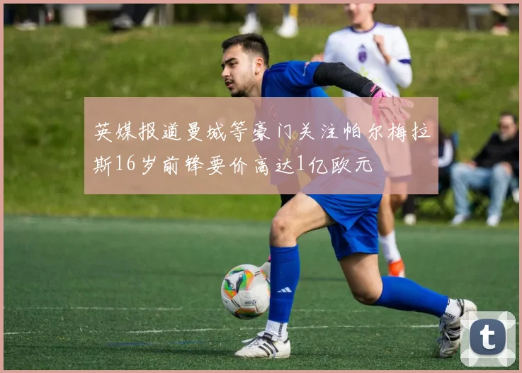 英媒报道曼城等豪门关注帕尔梅拉斯16岁前锋要价高达1亿欧元